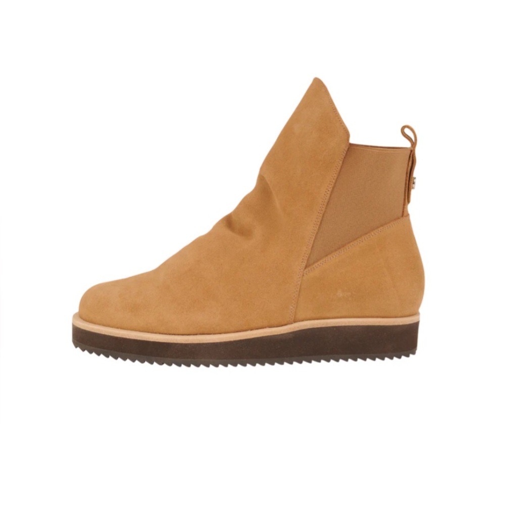 Patricia Green Charlee Sport Comfort Bootie in Tan‎ Suede